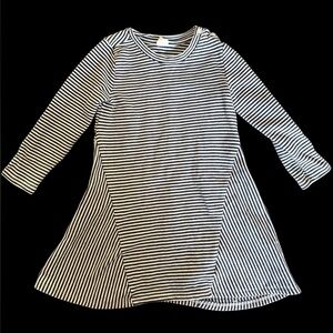 Baby Gap Black & White Striped Toddler Dress